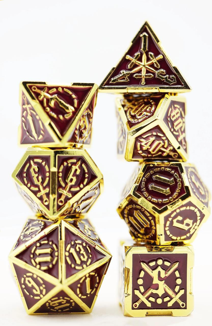 Foam Brain Games Royal Amethyst Sword RPG Metal Dice Set